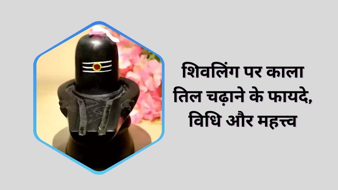 शिवलिंग पर काला तिल चढ़ाने के फायदे, विधि और महत्त्व