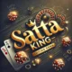 DALL·E 2025 01 29 13.39.51 A visually striking featured image for Satta King. The design includes a bold golden text SATTA KING in a royal font. In the background dice pla 1