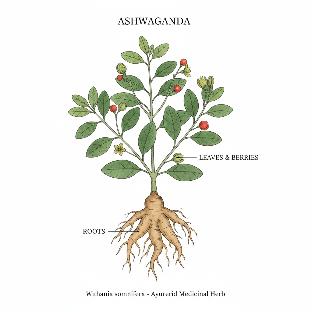 Ashwagandha herb natural remedy