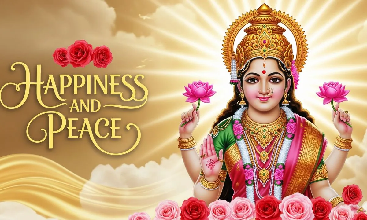 Rose is considered the symbol of Goddess Lakshmi, it brings happiness and peace in the house