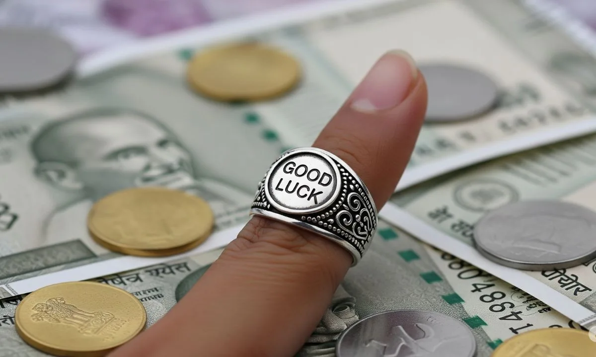 Wearing a silver ring on the thumb brings wealth as well as mental peace