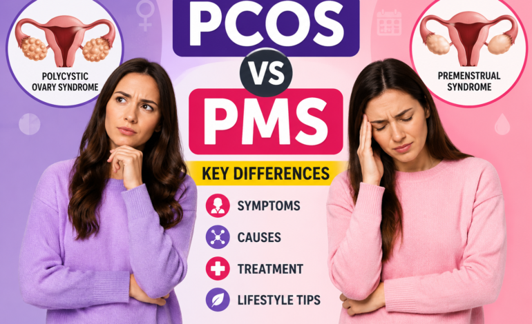 PCOS vs PMS: Understanding the Key Differences, Symptoms, and Treatment Options