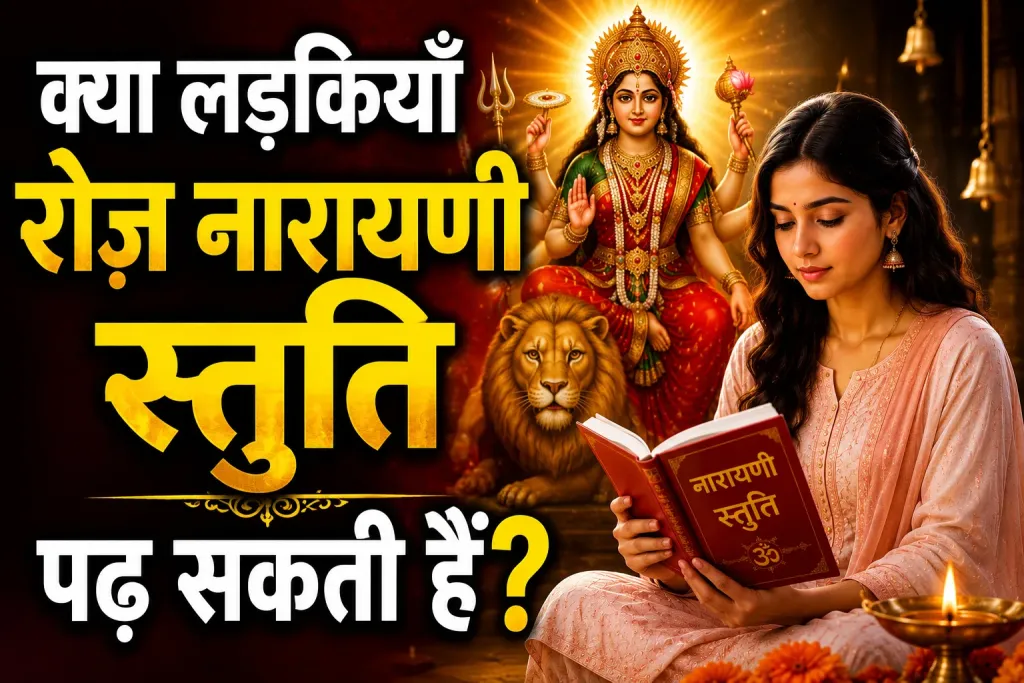 लड़कियाँ रोज़ नारायणी स्तुति पढ़ सकती हैं