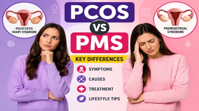 PCOS vs PMS: Understanding the Key Differences, Symptoms, and Treatment Options