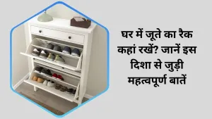 घर में जूते का रैक कहां रखें? जानें इस दिशा से जुड़ी महत्वपूर्ण बातें